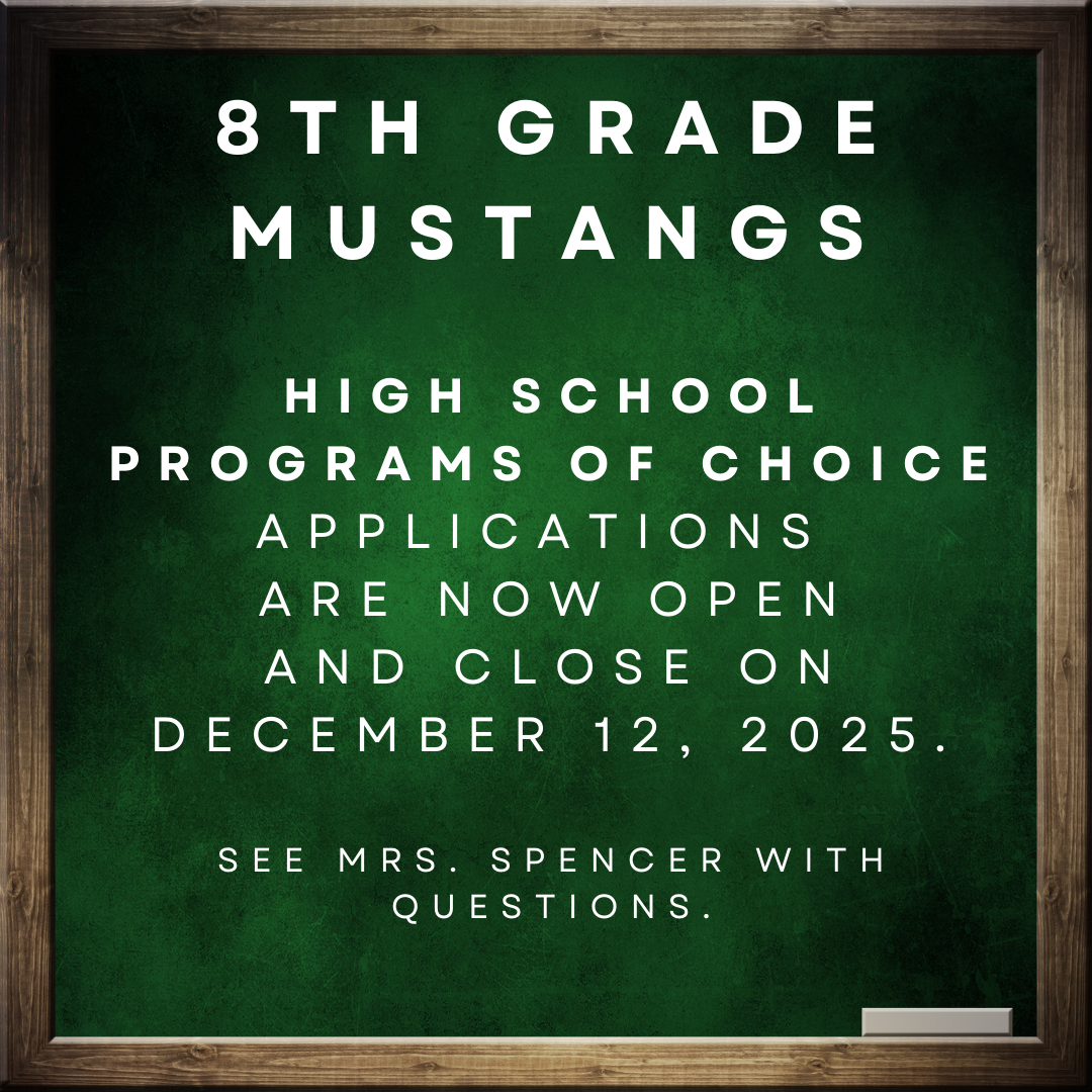 High School Program of Choice Applications